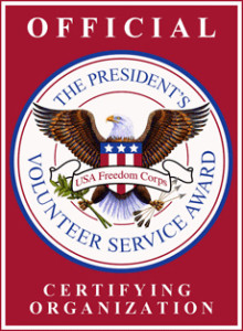 the presidential volunteer service award